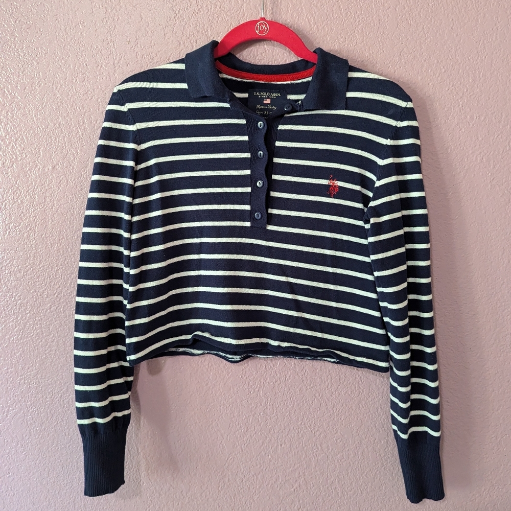 U. S Polo Cropped Polo